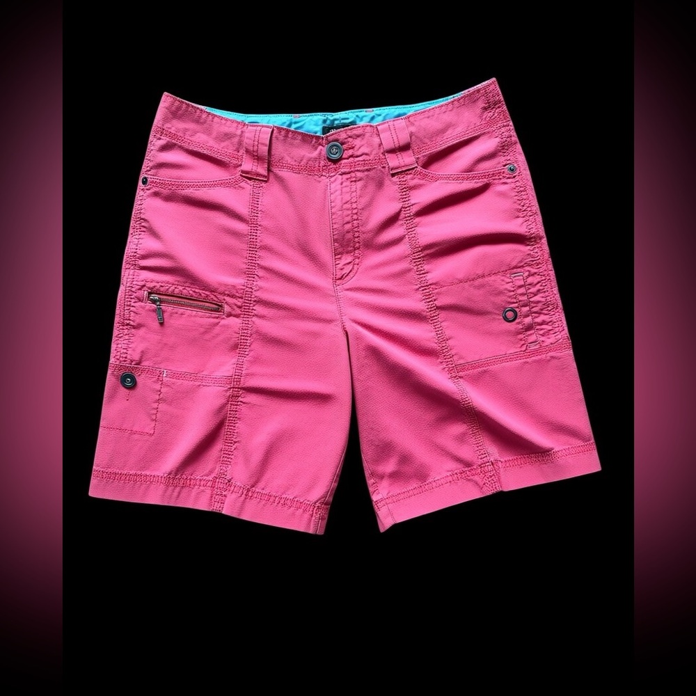 Eddie Bauer Faded Red Cargo Shorts